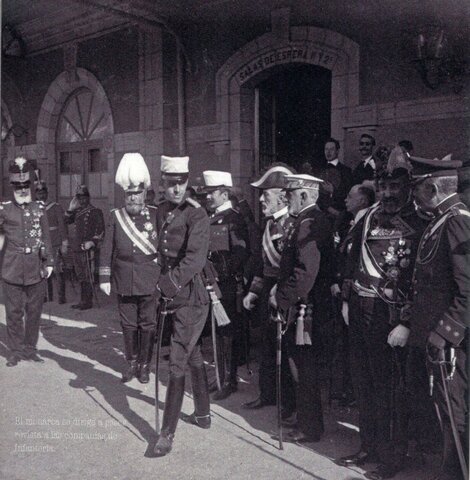 Visita de Alfonso XIII a cidade da Coruña