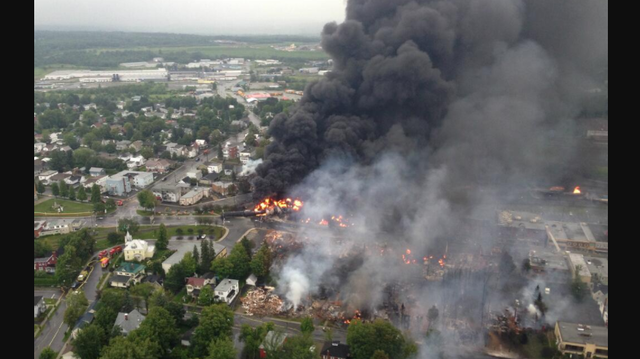 l'accident féroviaire au centre ville