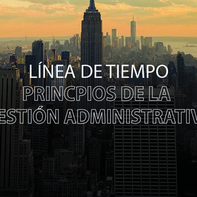 Timeline: Teorías de la Gestión Administrativa