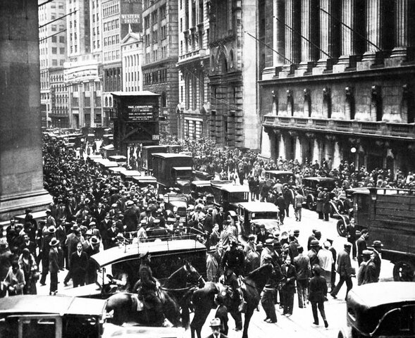 El crack de EE.UU problemas económicos