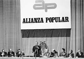 Se presenta públicamente Alianza Popular (AP). Creado en torno a la figura de Manuel Fraga.