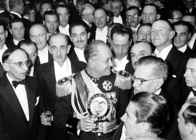 Military coup of the General Gustavo Rojas Pinilla 1953