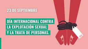 Día internacional contra la explotación sexual y la trata de personas