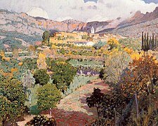 El valle de los naranjos, Santiago Rusiñol