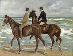 Jinetes junto al mar, Max Liebermann