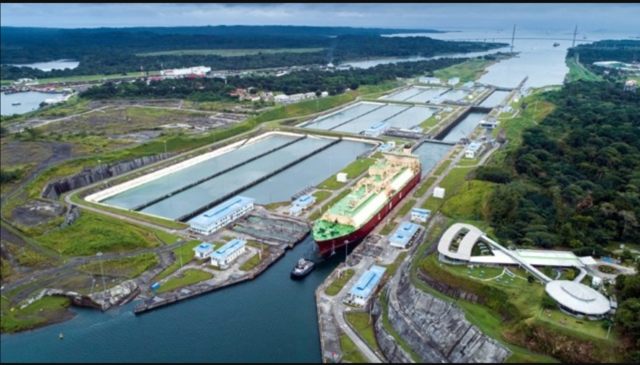Panama Canal: The purpose of the Panama Canal is to reduce the time, cost and distance of shipping cargo between the Atlantic and Pacific Ocean rather than travel around the continent of South America.