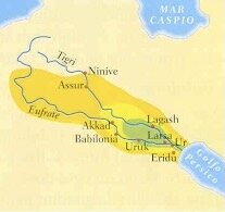 Stanziamento dei Sumeri in Mesopotamia