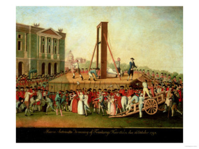 Marie Antoinette's execution