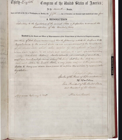 13th amendment