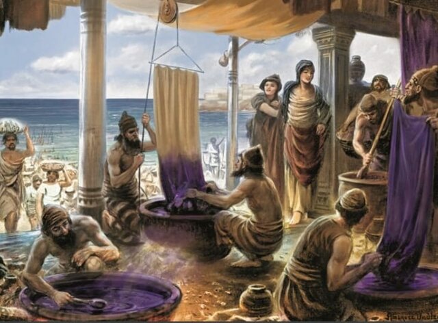 Fenici: scoperta della porpora