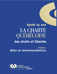 La charte des droits et libertés québécoise fut introduite au Québec, disant à la population ce qu'ils pouvaient ou ne pouvaient pas faire.
