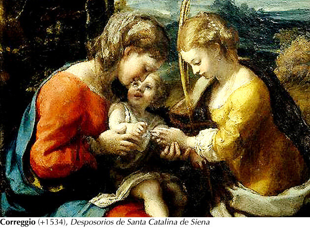 Santa Catalina de Siena. Peste Negra. Asistía a enfermos.