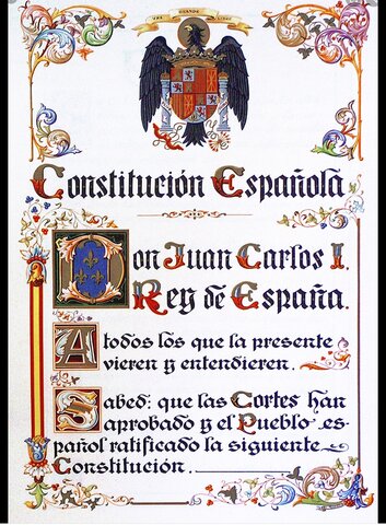 CONSTITUCIÓN  ESPAÑOLA