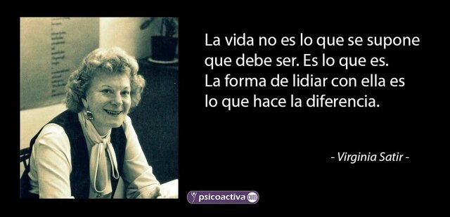 Modelo Saludable. Virginia Satir. Psicoterapeuta.