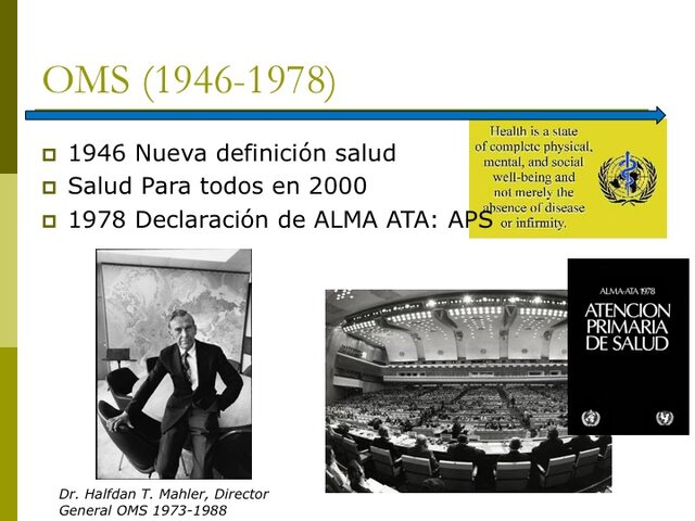 Conferencia internacional Alma Ata. Atención Primaria de la Salud.