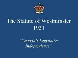 Statute of Westminster