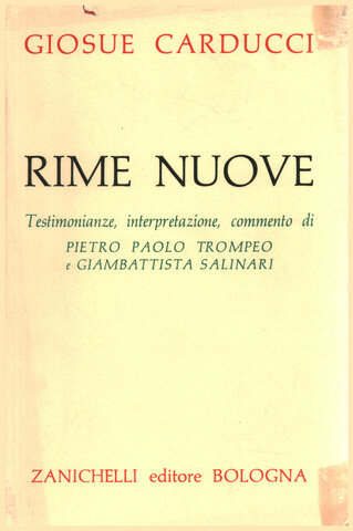 Rime Nuove [1861-1887]