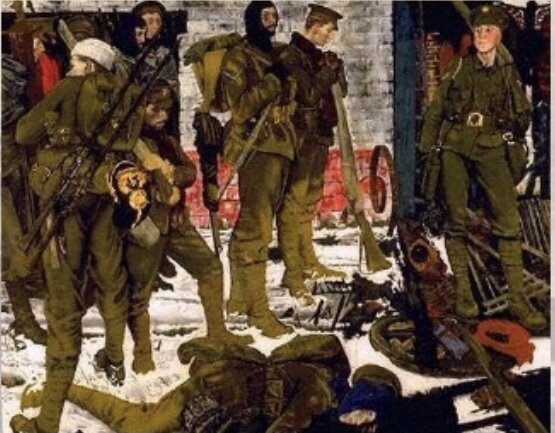 Los Kensington del 13 regimiento londinense