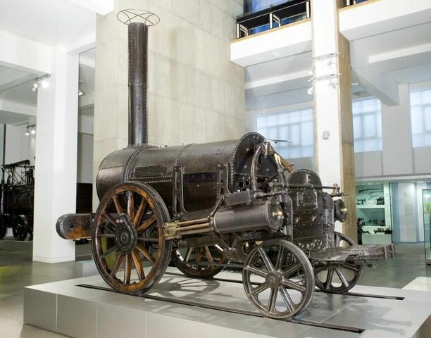 LOCOMOTORA DE VAPOR DE STEPHENSON