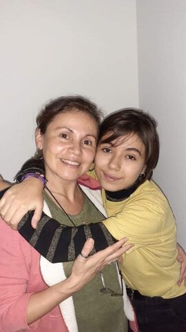 me corté el pelo corto