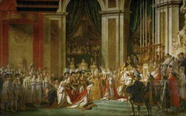 Napoleon consecrated as Emperor