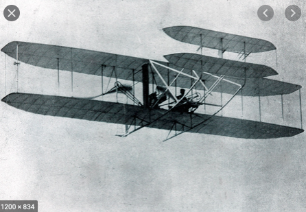 Wright brothers make first airplane flight- 1903