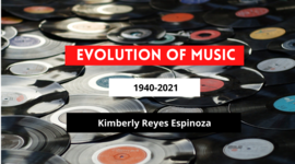 Timeline: The Evolution of Music (1940-2020)  by Kimberly Reyes E