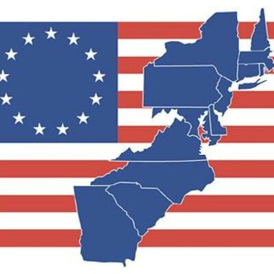 Timeline: 13 Colonies by Cata Thoss