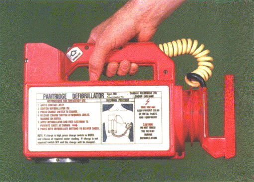 The creation of the first portable defibrillator 1966