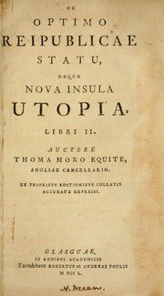 De optimo reipublicae statu deque nova insolta Utopía (1516)