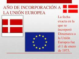 Dinamarca ingresa en la Unión Europea