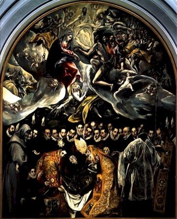 El greco: enterrament del  senyor d’orgaz
