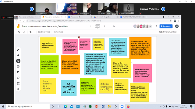 Talleres de memoria 2021-2025