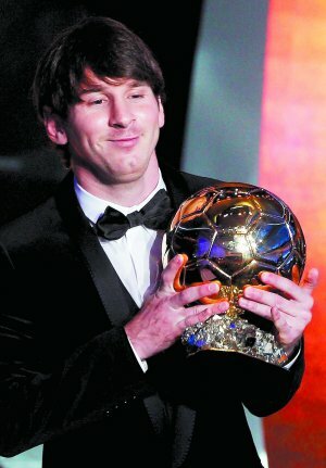Primer balón de oro (Messi)