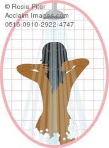 Yo me ducharso y cepillarso despues despertarse.