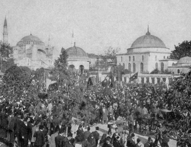 1908: Revolución de los “Jóvenes Turcos'.