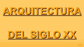 Timeline: Arquitectos del siglo XX