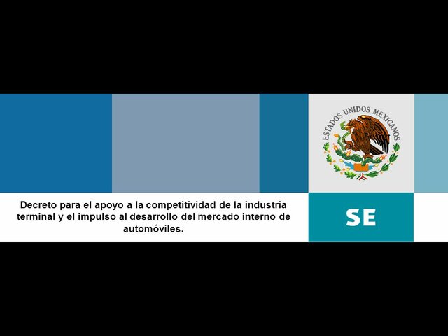 Decreto para el apoyo de la competitividad de la industria automotriz