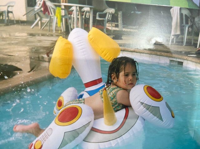 Mi primera vez en la playa