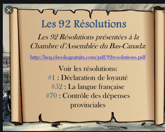 les 92 résolutions