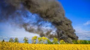 un incendio que consumió parte de la sierra dejando una parte sin poder recuperar  a causa del ser humano