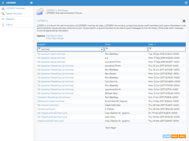 RevisedLISTSERV Created - Replying All and Meaning It
