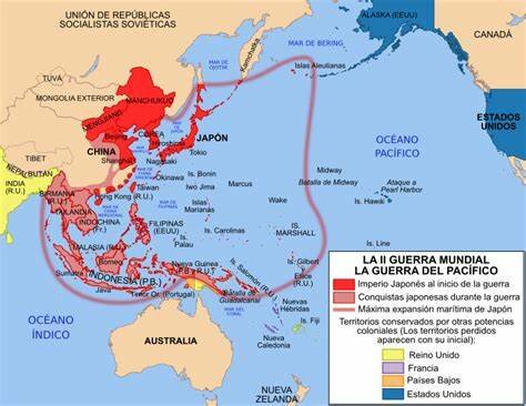 La guerra en el  Pacífico y en el norte de África.