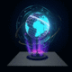 Abdel kader wawi globe hologram gif