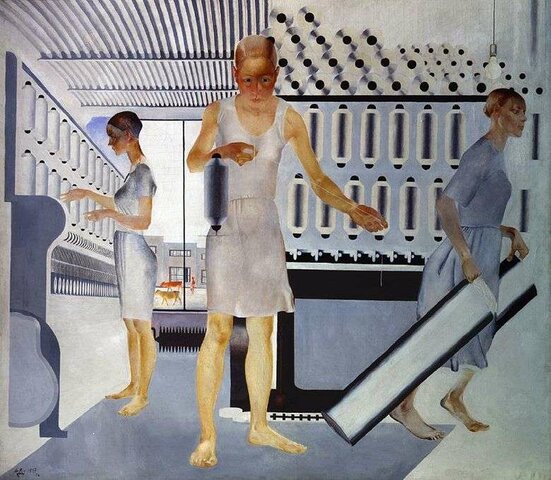 Trabajadores textiles