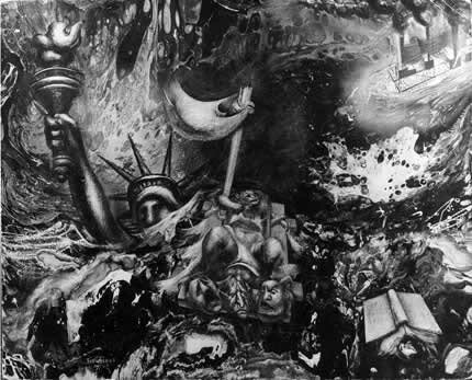 El nacimiento del Fascismo- David Alfaro Siqueiros