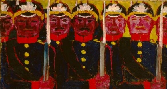 Emil Nolde ; Soldados