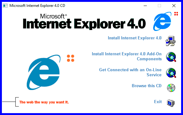 internet Explorer IE4