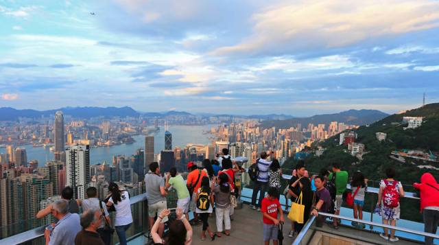 Peak Tower - Hong Kong, showcases a spectacular view of Victoria Harbour and provides a leisure and shopping complex for visitors to Hong Kong.