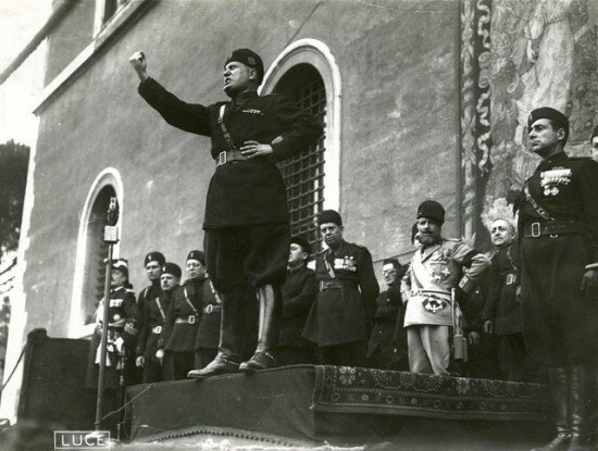 Detención de Benito Mussolini